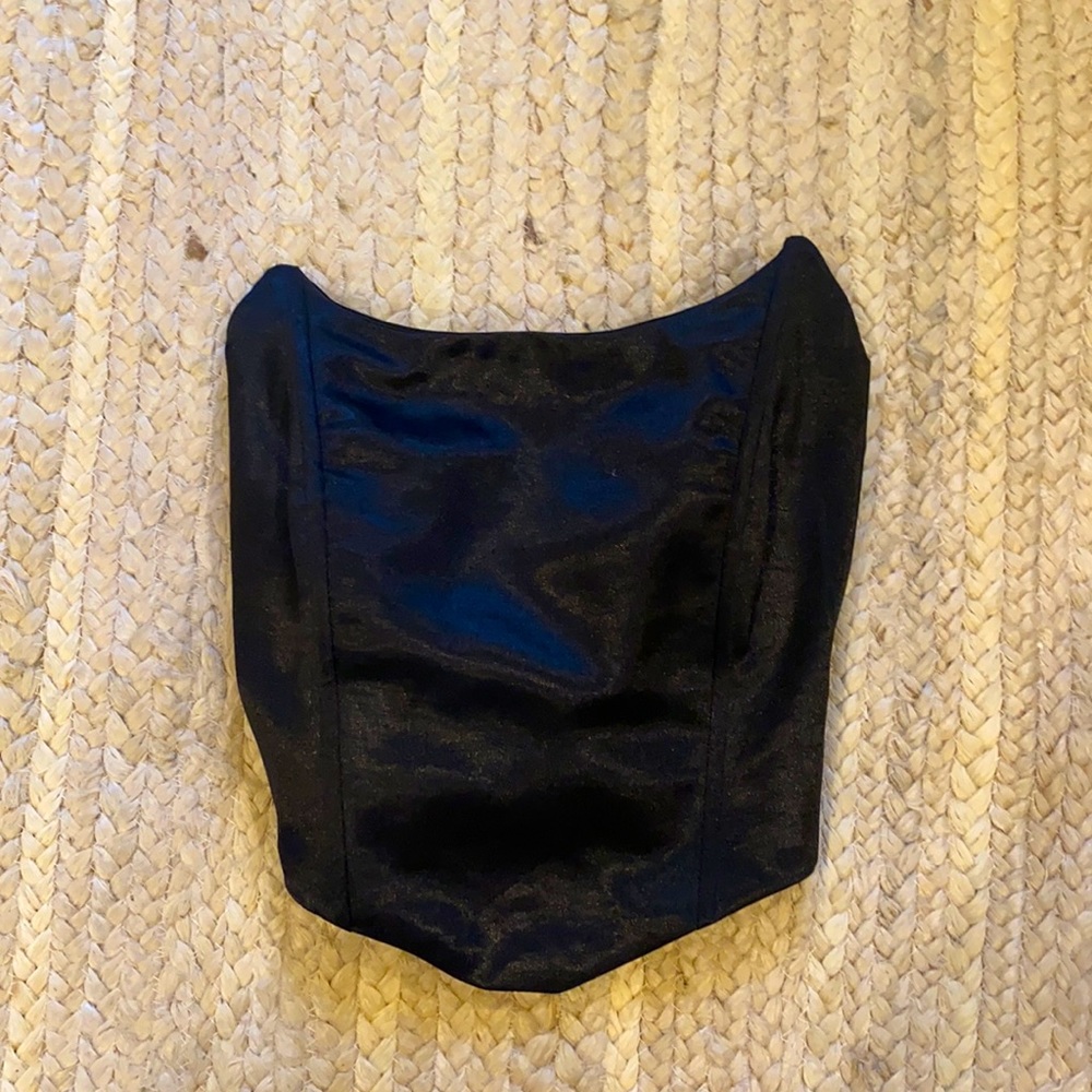 black corset top
